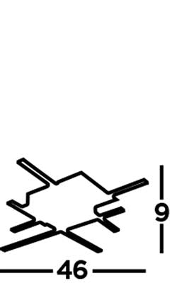 Malborough 4Lt LED Flush Ceiling Light Black - Comet Lighting