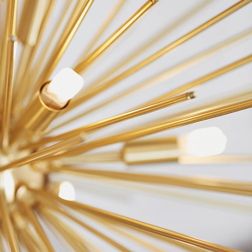 Orta 9-Light Pendant Ceiling Light Satin Gold