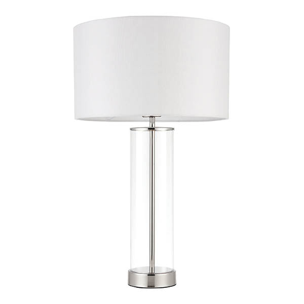Lessina Touch Table Lamp Nickel - Comet Lighting