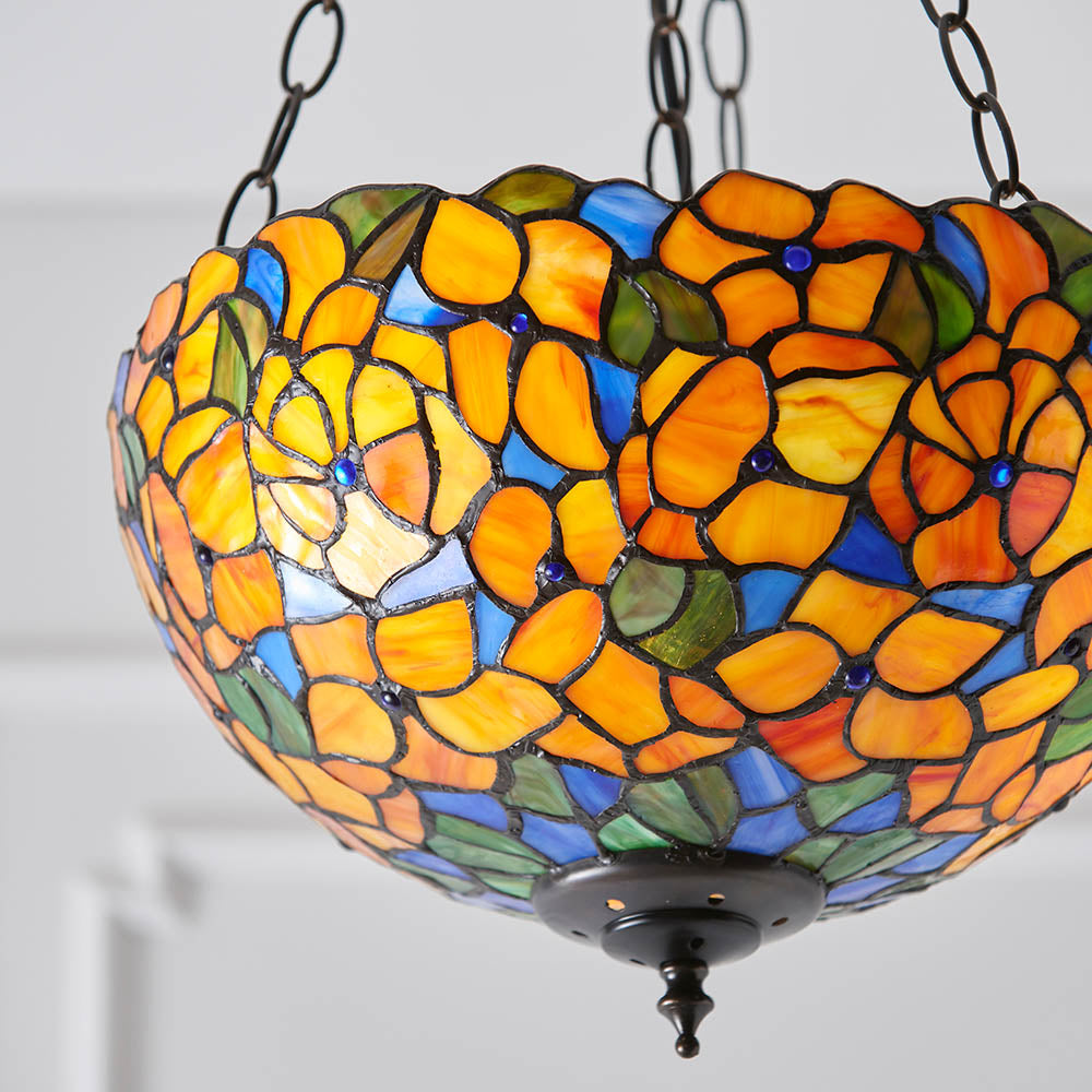 Josette Medium Inverted 3-Light Pendant Ceiling Light - Comet Lighting