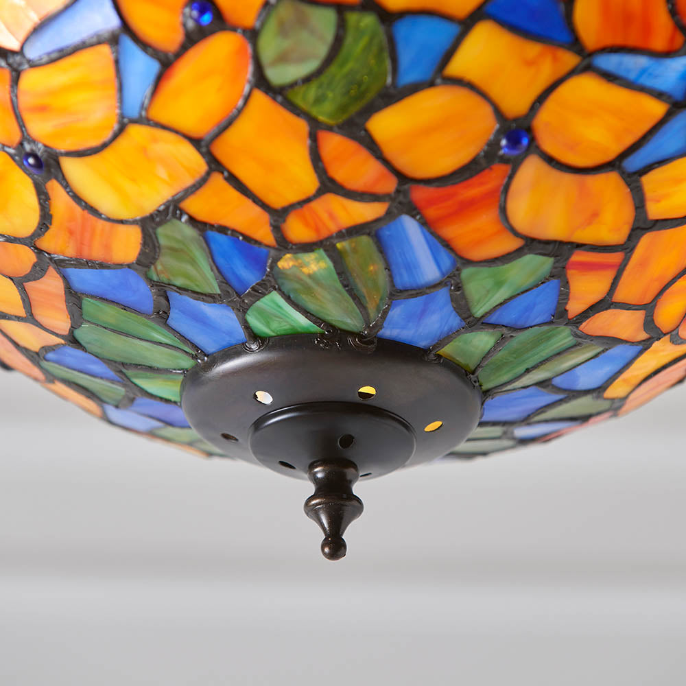 Josette Medium Inverted 3-Light Pendant Ceiling Light - Comet Lighting