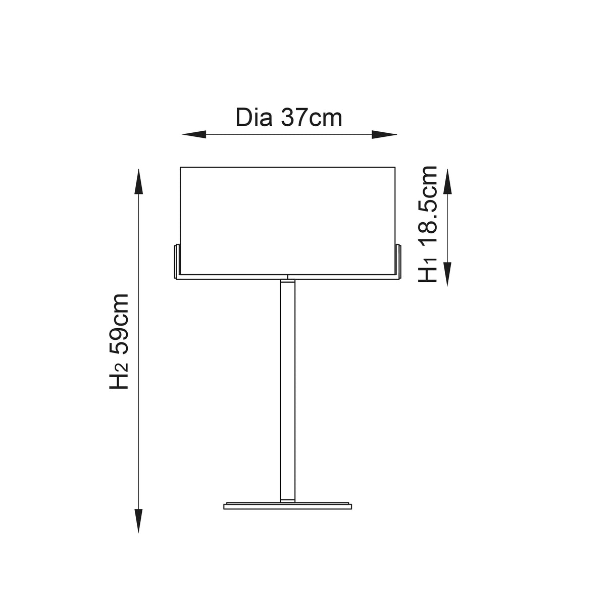 Hayfield Table Lamp - Comet Lighting