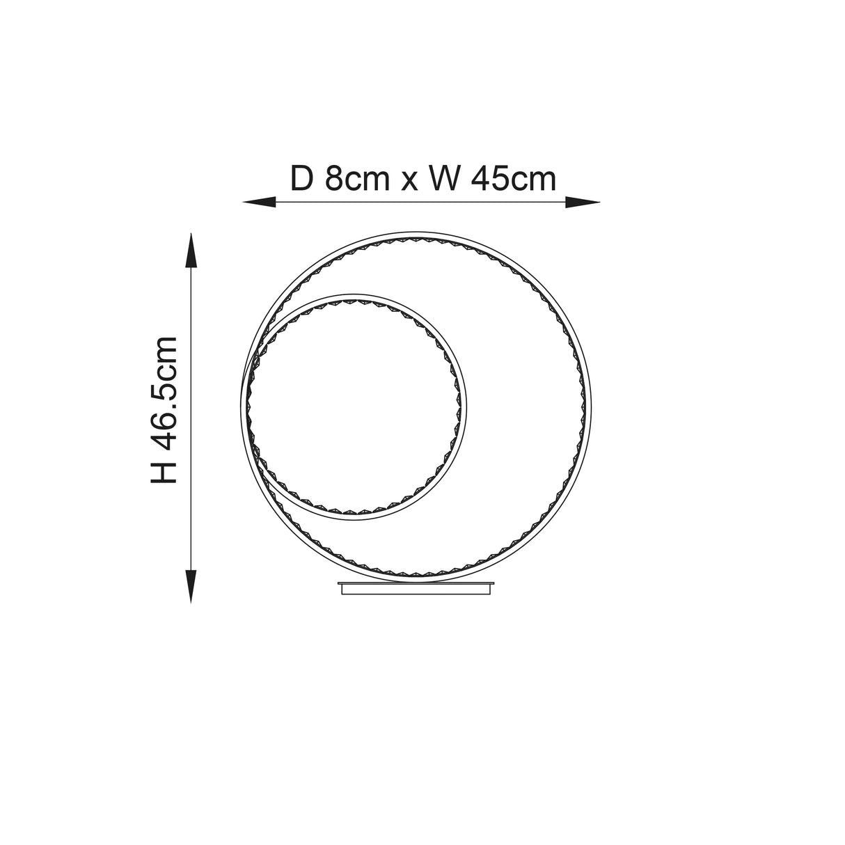 Eternity Touch Table Lamp - Comet Lighting