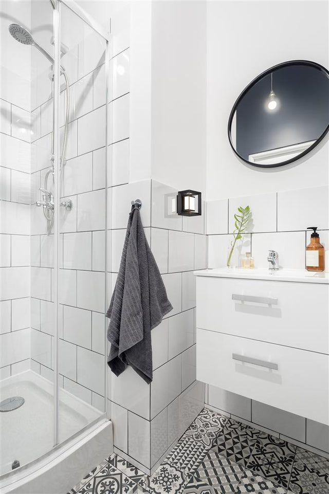 Holne Rectangular LED Wall Light| Matt Black - 100mm - Comet Lighting