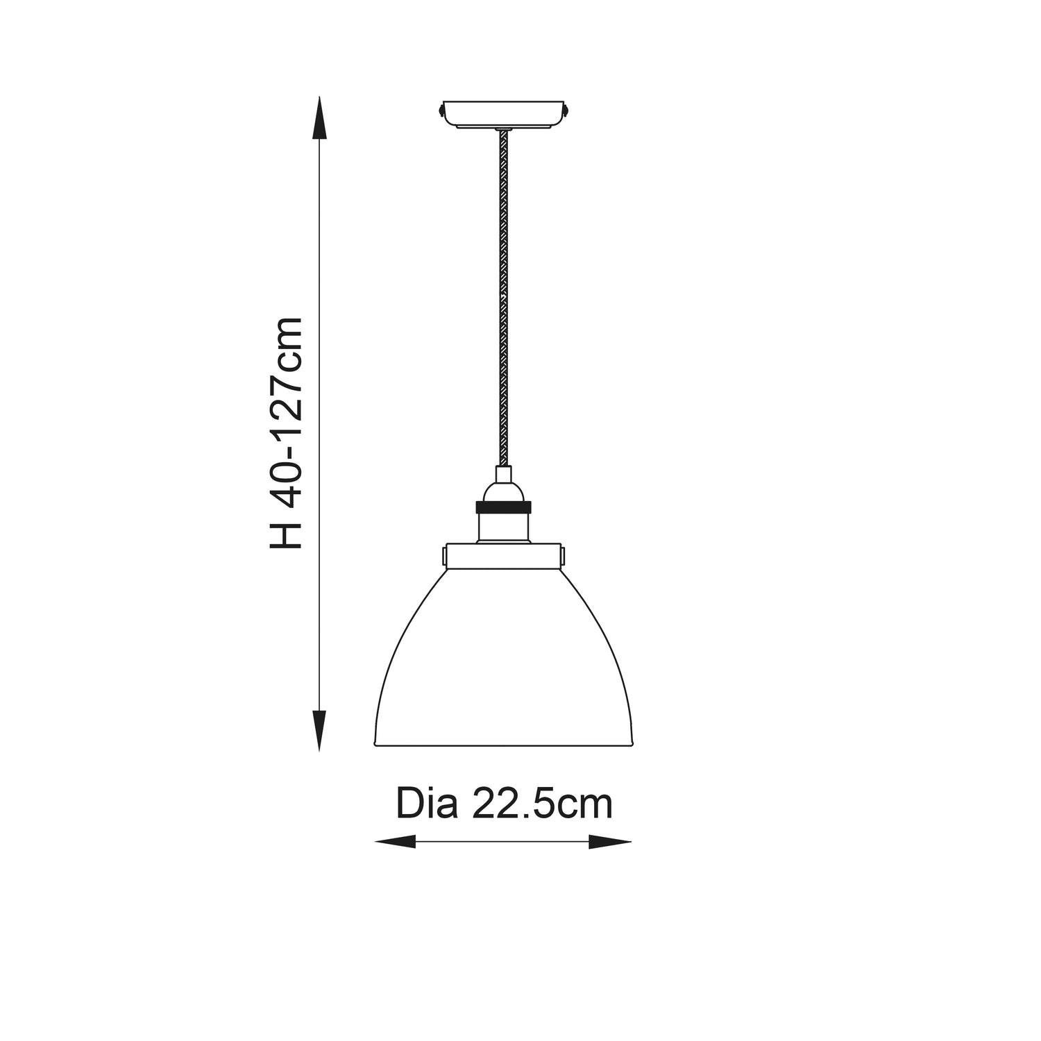 Hansen 1-Light Pendant Ceiling Light Antique Brass - Comet Lighting