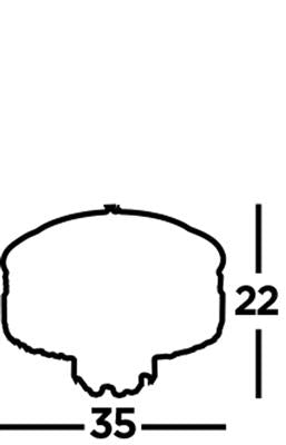 Hayley 5Lt Flush - Chrome, Crystal Coffin & Ball Drops - Comet Lighting