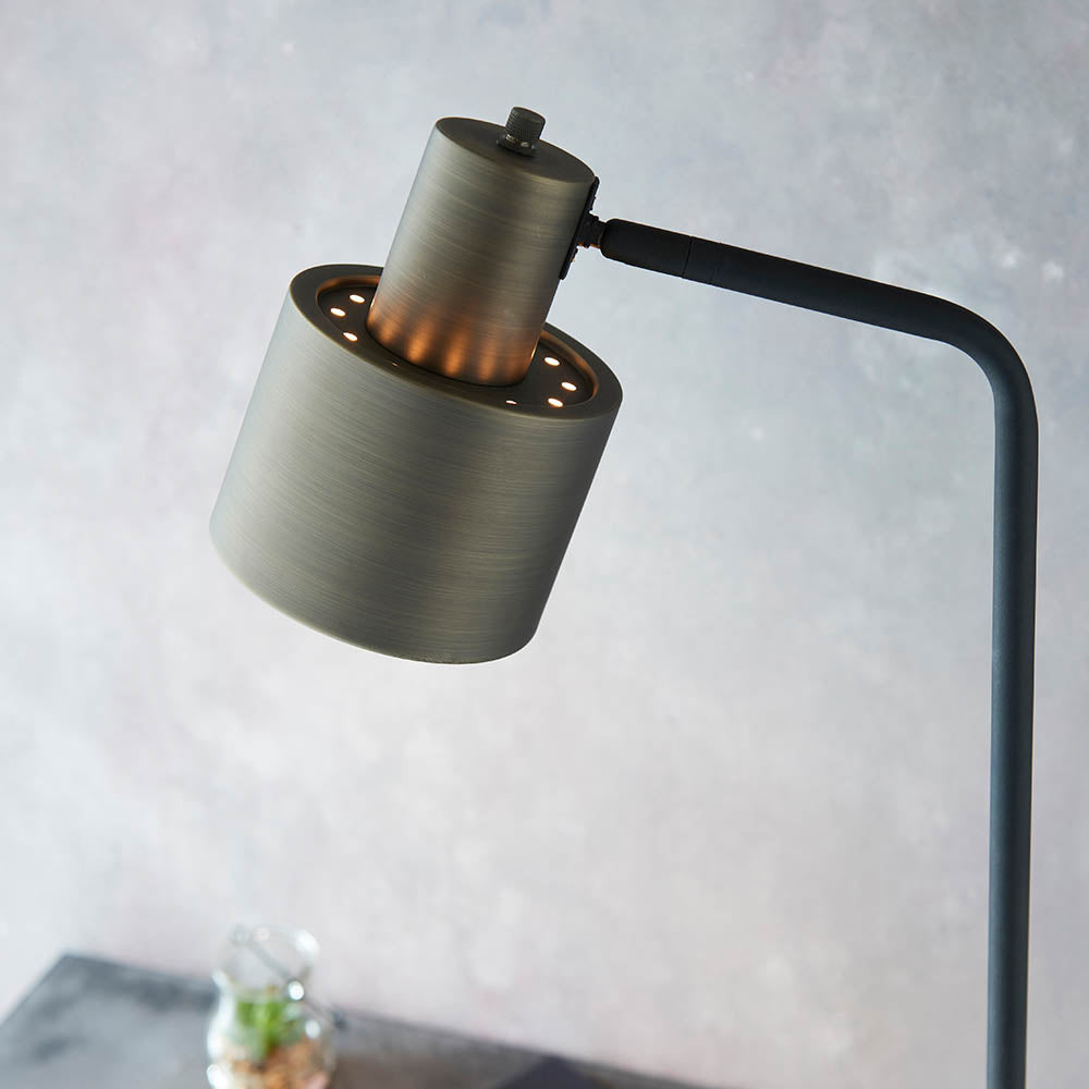 Mayfield Task Floor Lamp Dark Bronze - Comet Lighting
