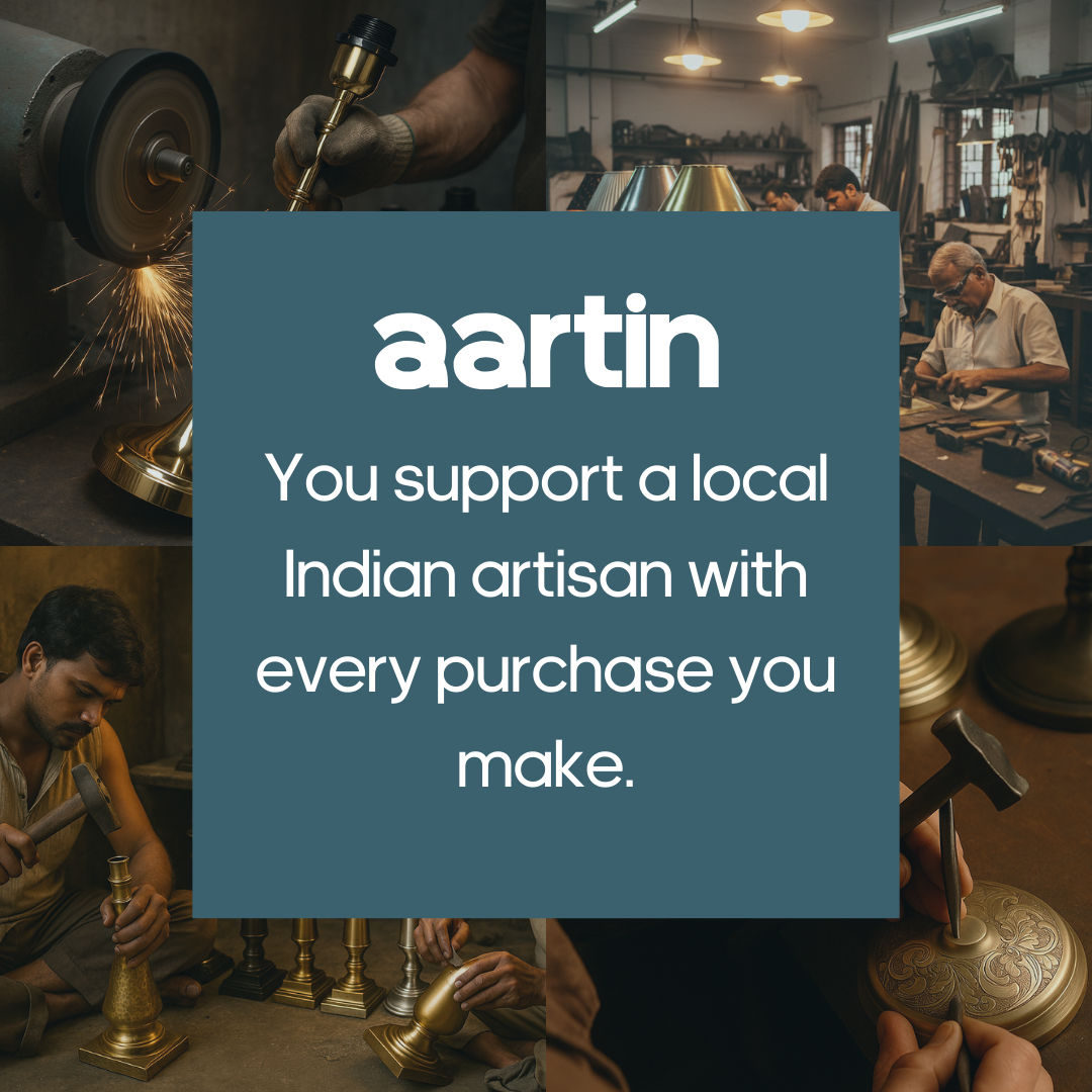 AARTIN ALPHA FLOOR LAMP IN ANTIQUE BRASS (BASE ONLY)