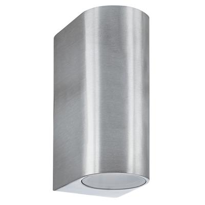 Searchlight Silver 2 Light Outdoor Light Fixed Lens - Comet Lighting