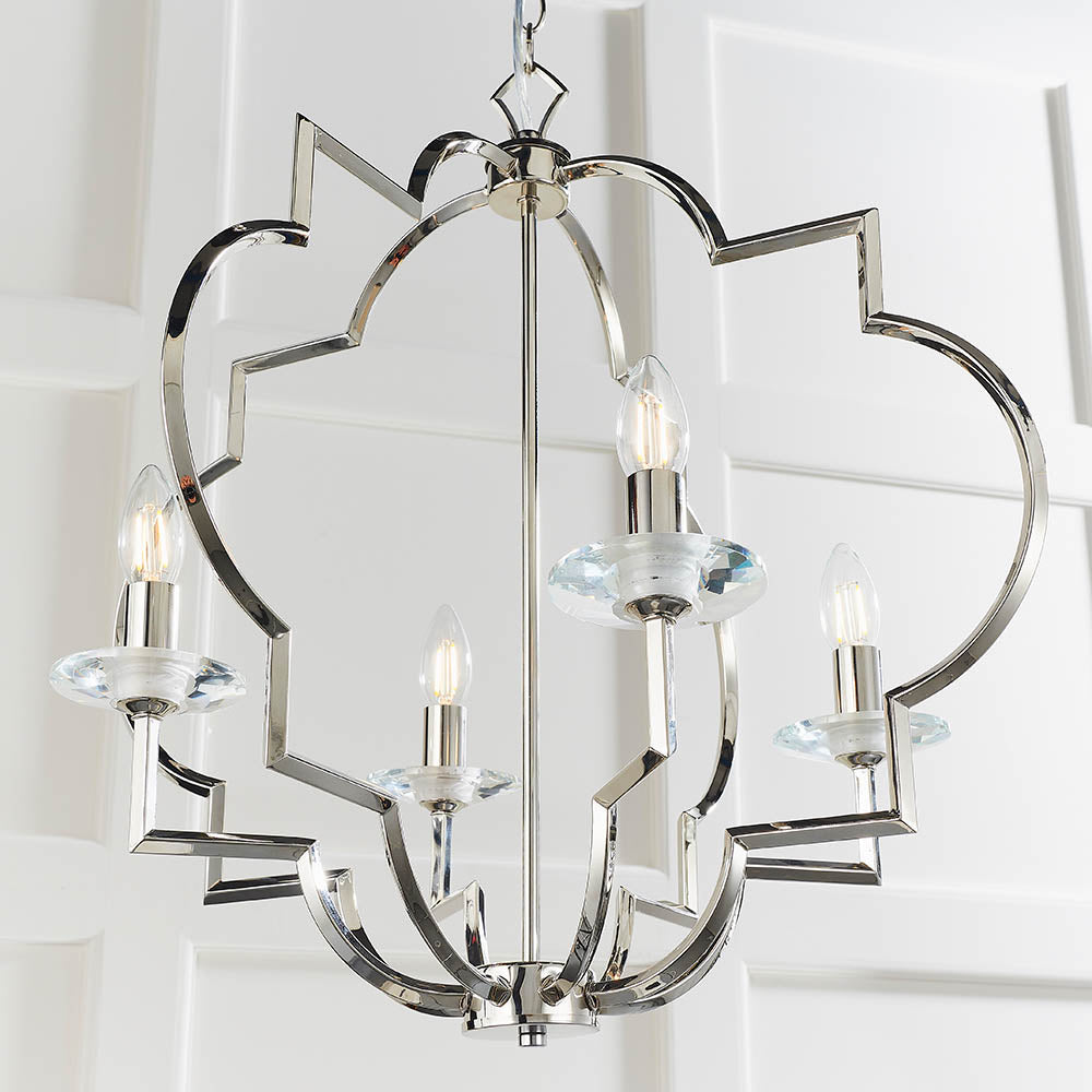 Garland 4-Light Pendant Ceiling Light - Comet Lighting