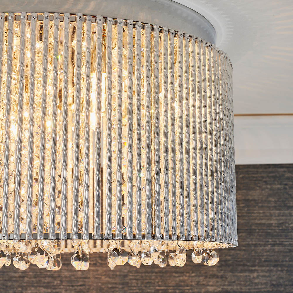 Galina 10-Light Flush Ceiling Light - Comet Lighting