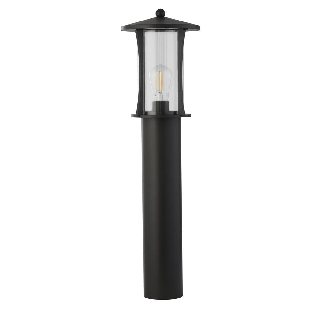 Southbrook 1Lt Outdoor Post Black 730mm - Comet Lighting