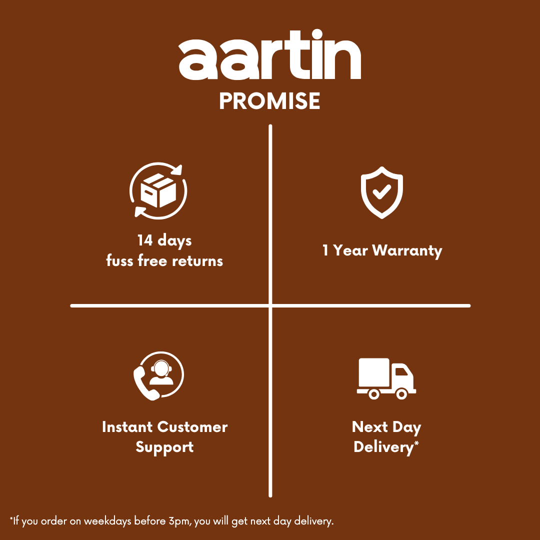 AARTIN 35 CM ORANGE & BLUE IKAT STRAIGHT EMPIRE GATHERED LAMPSHADE IN COTTON