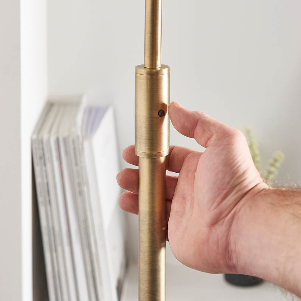 Otto Floor Lamp Antique Brass - Comet Lighting