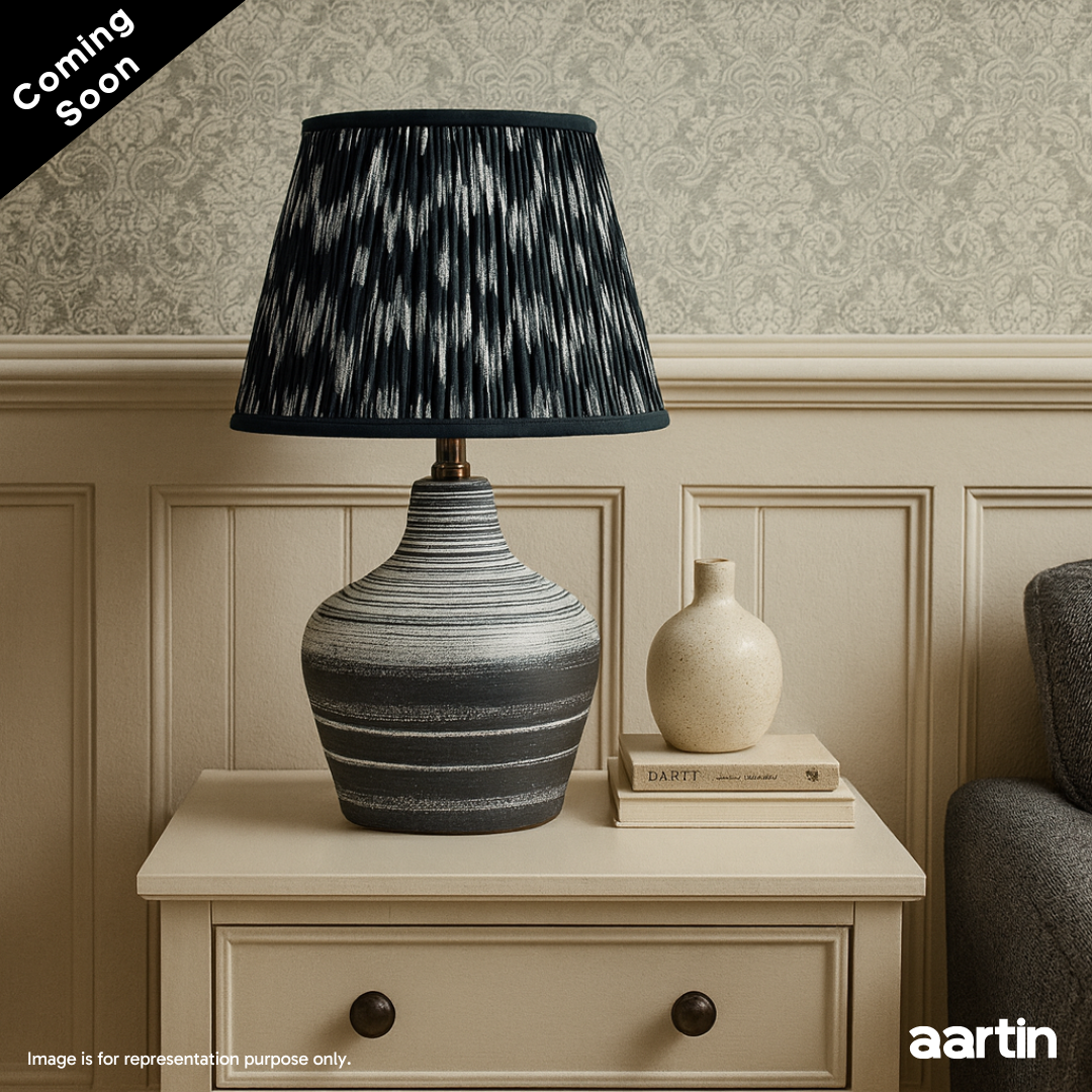 AARTIN EDEN TABLE LAMP IN CERAMIC WITH OMBRE EFFECT (BASE ONLY)