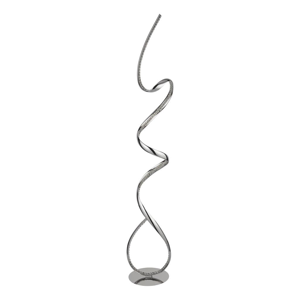Hennock LED Floor Lamp Chrome - Comet Lighting