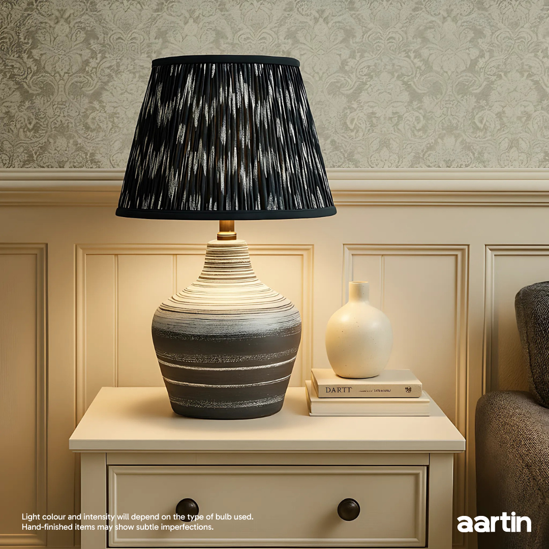 AARTIN EDEN TABLE LAMP IN CERAMIC WITH OMBRE EFFECT (BASE ONLY)