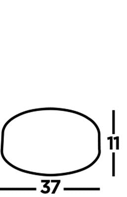 Gianna LED Flush -White Shade Silver Inner