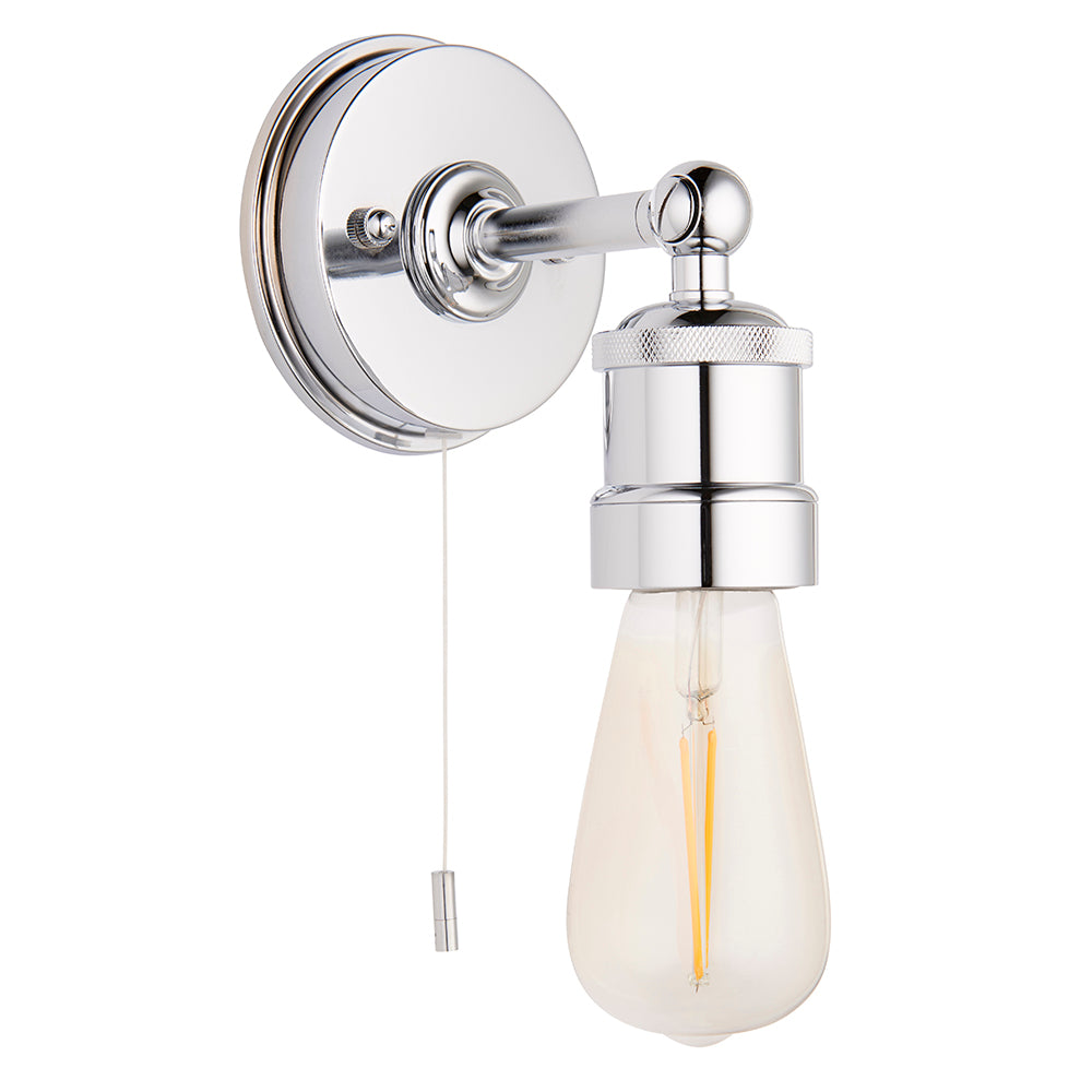 Bomu Wall Light Chrome - Comet Lighting