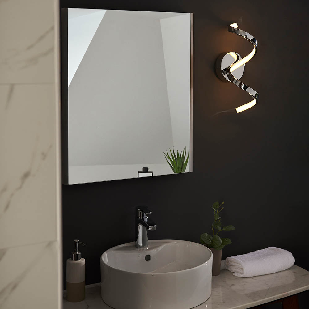 Astral LED Wall Light Chrome Plated