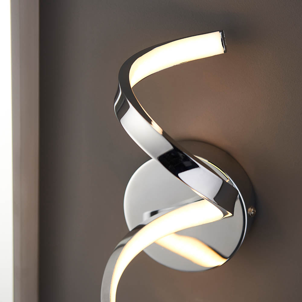 Astral LED Wall Light Chrome Plated