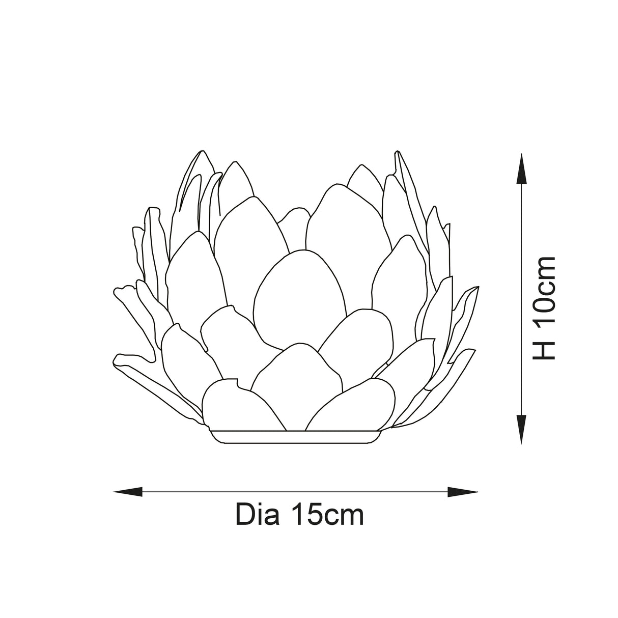 Artichoke 1lt Table - Comet Lighting