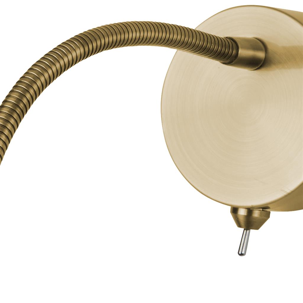 Flexy LED Adjustable Wall Light -Satin Brass