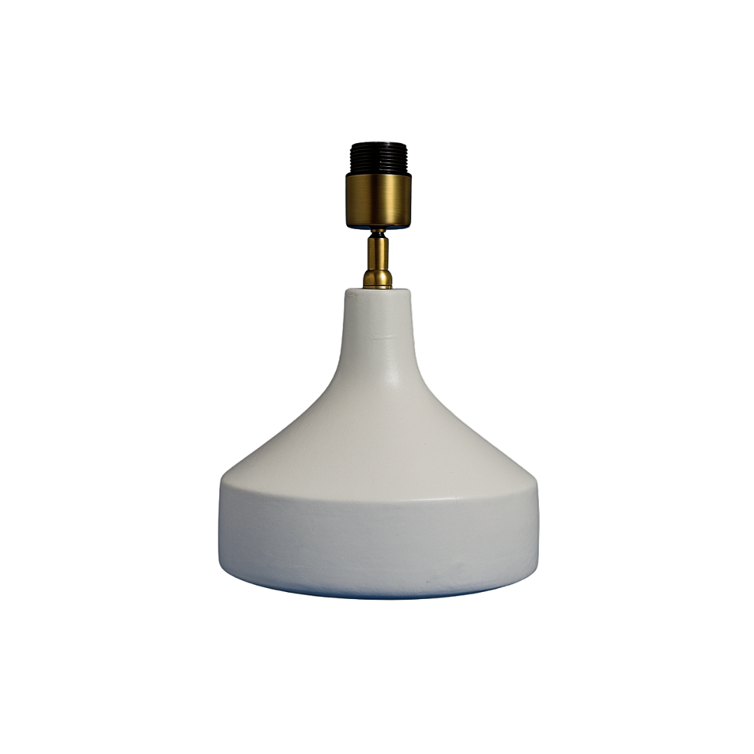 AARTIN Franklin Ceramic Table Lamp - White ( Base Only )