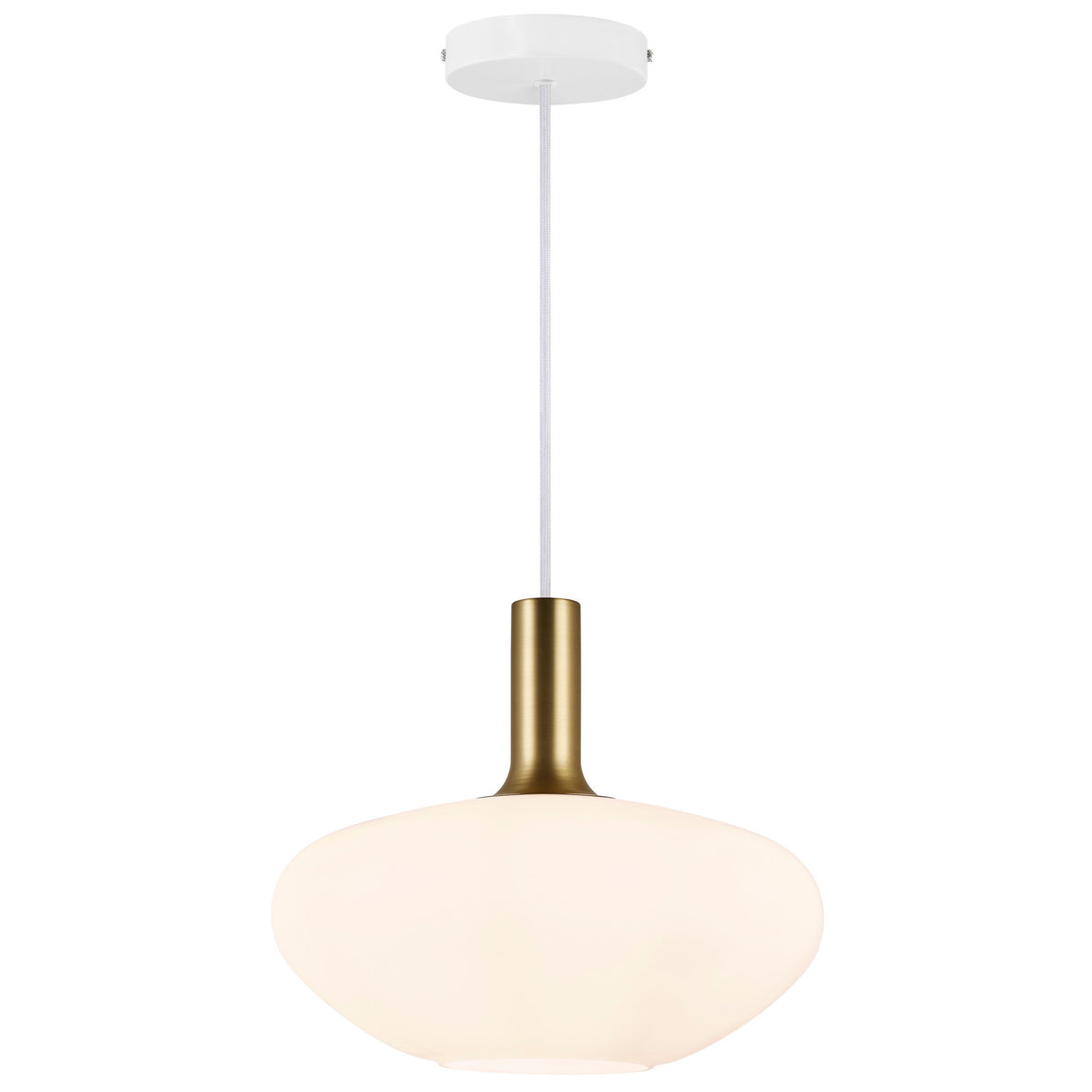 Nordlux Alton 35 Pendant Ceiling Light Black/Brass - Comet Lighting