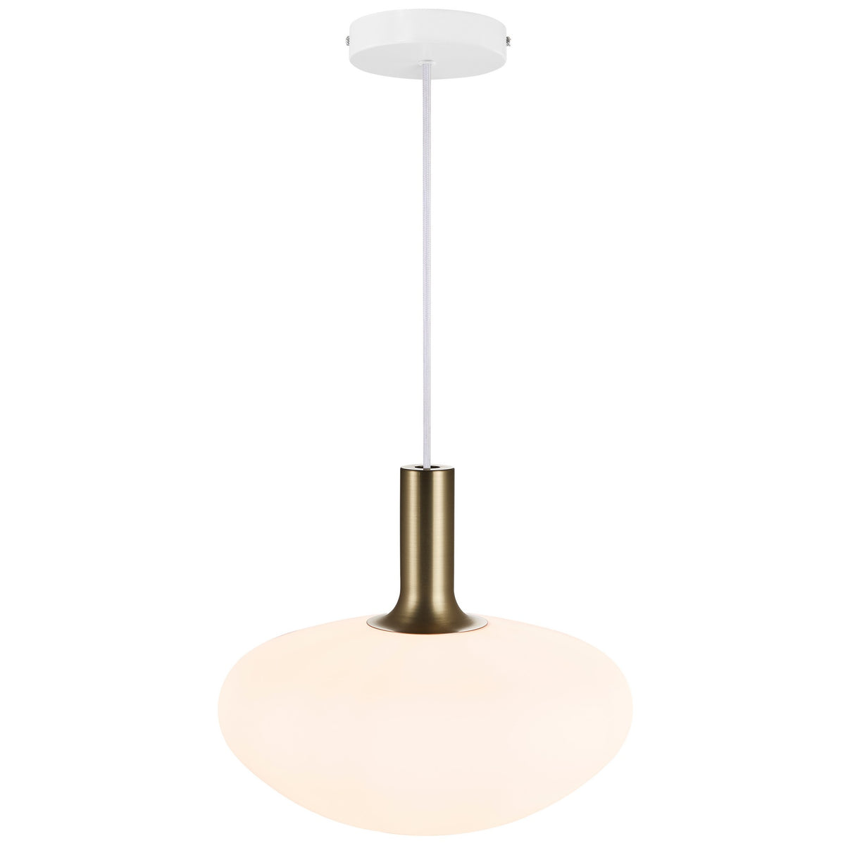 Nordlux Alton 35 Pendant Ceiling Light Black/Brass - Comet Lighting