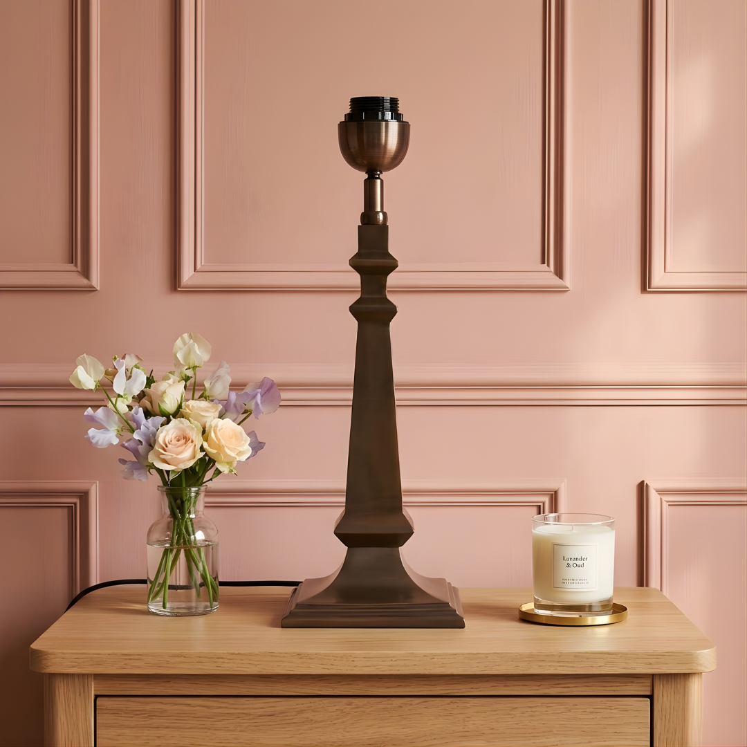 AARTIN Azura Metal Table Lamp - Antique Bronze ( Base Only )