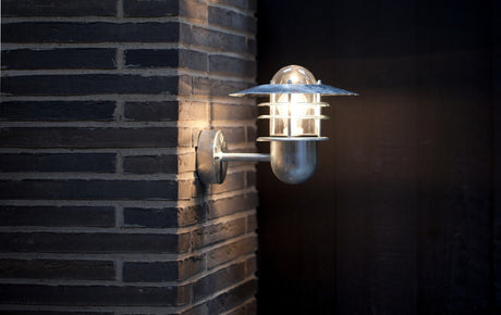 Agger | Wall light | Galvanized - Comet Lighting