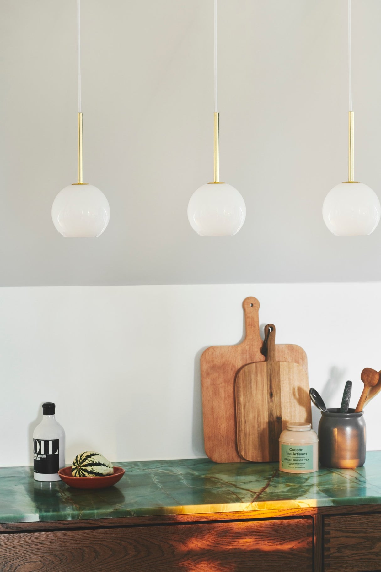 Franca 13 | Pendant | Brass - Comet Lighting