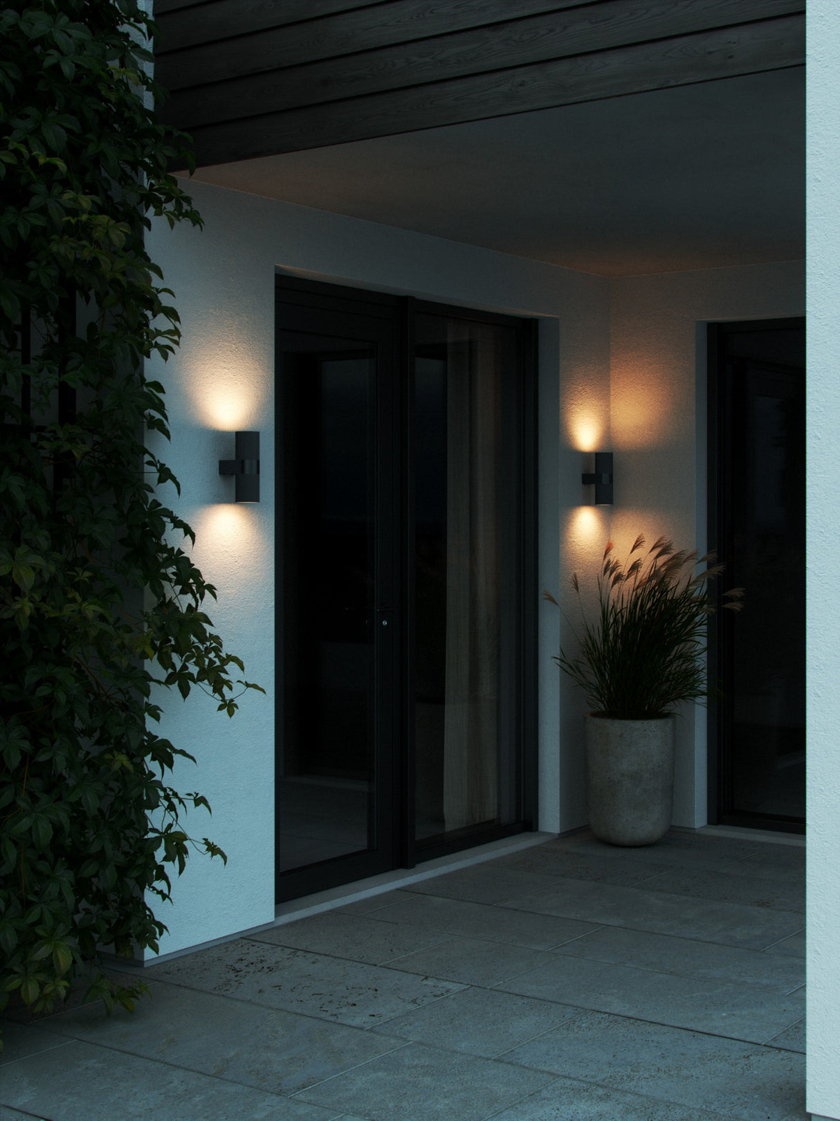 Kyklop Ripple | Wall light | Black - Comet Lighting