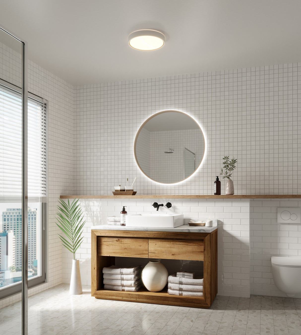 Noxy | Ceiling light | White - Comet Lighting