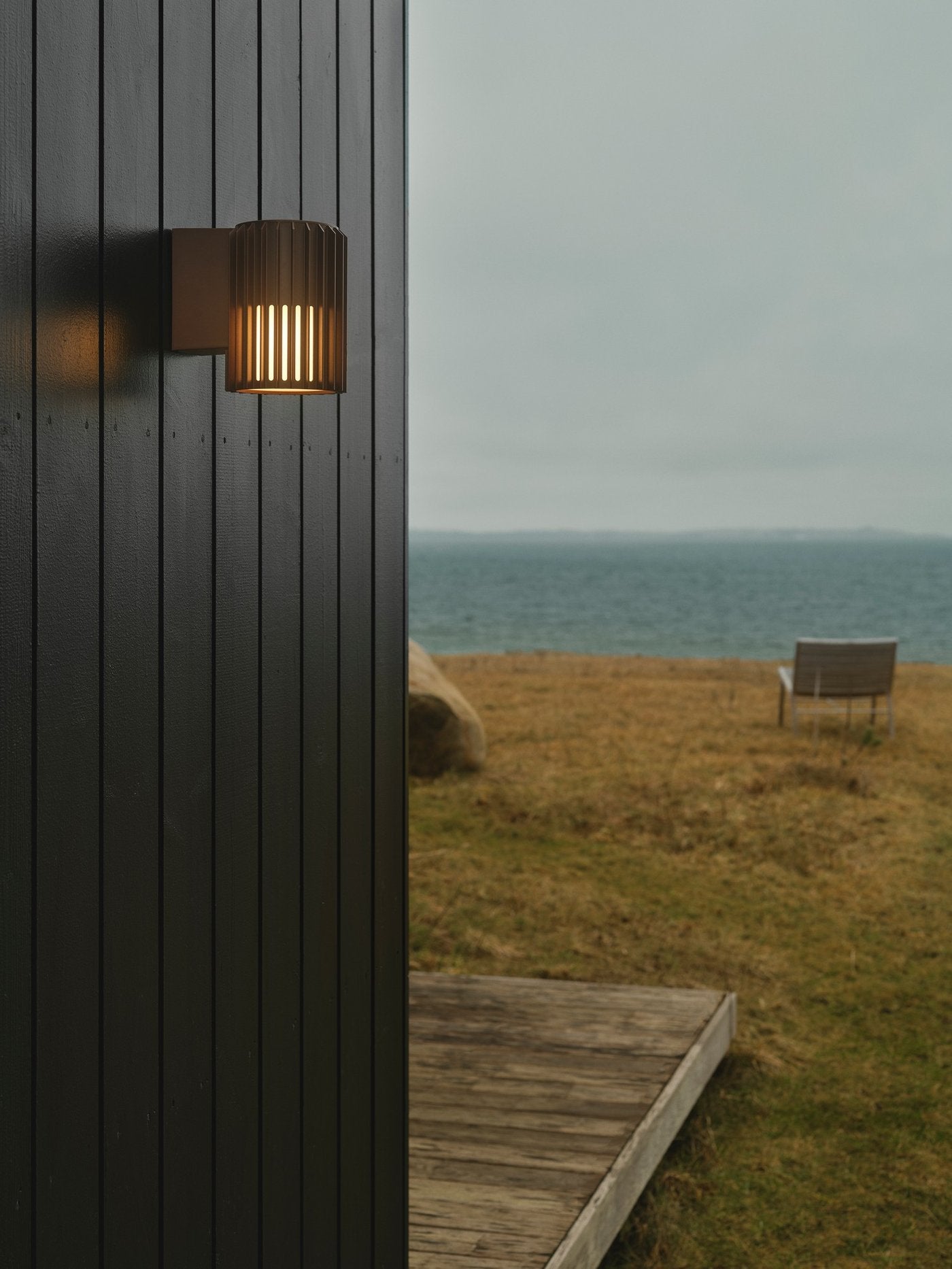 Aludra | Wall light | Seaside brown metallic