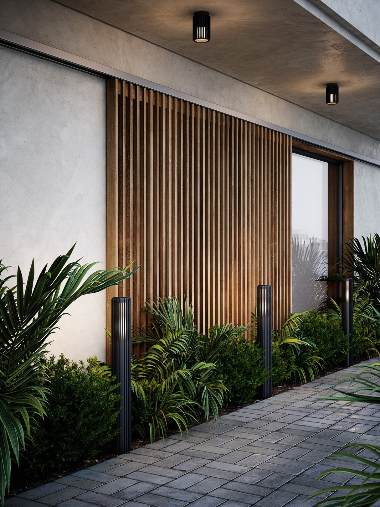 Aludra 95 | Garden light | Seaside black