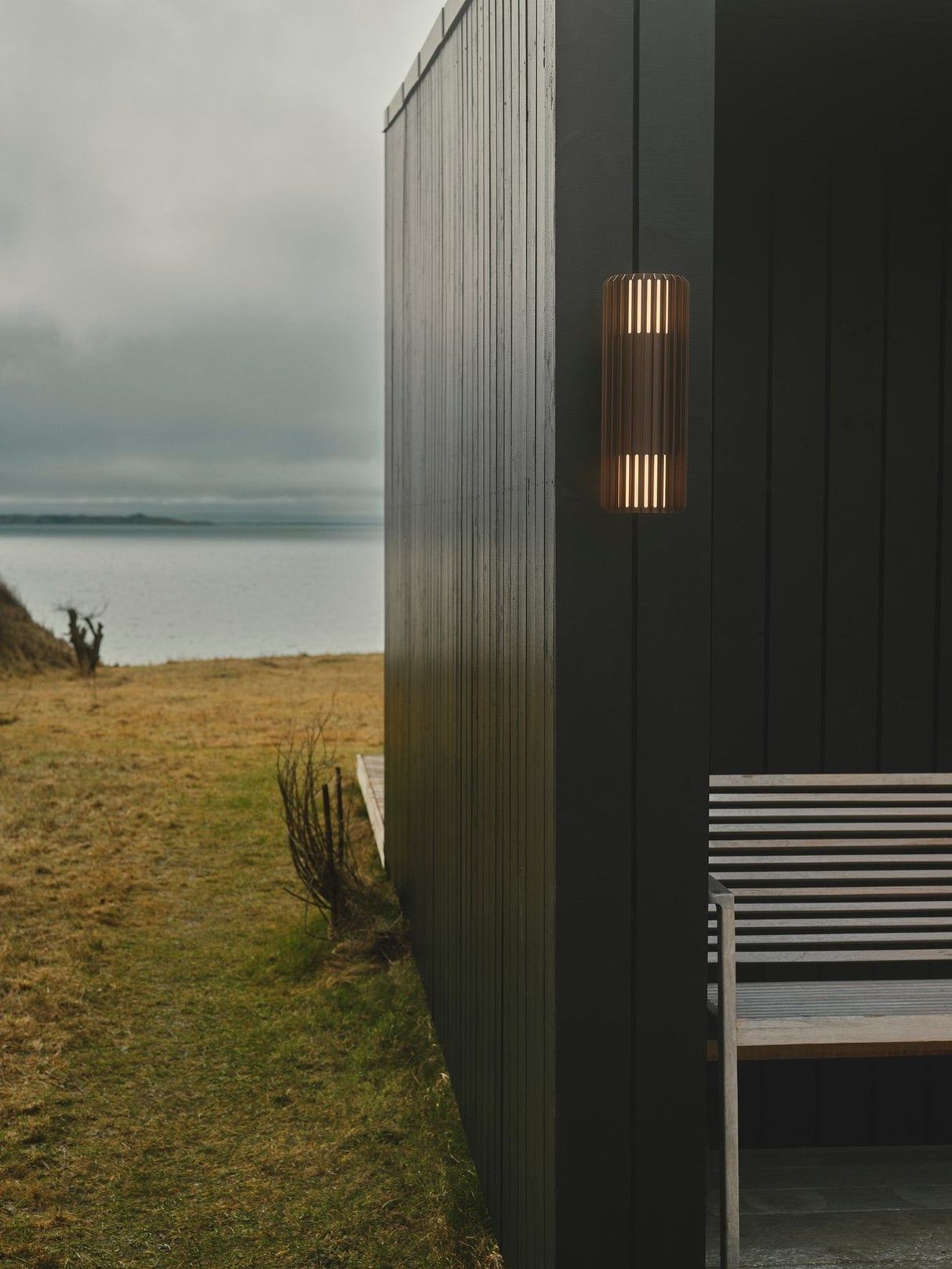 Aludra Double | Wall light | Seaside brown metallic