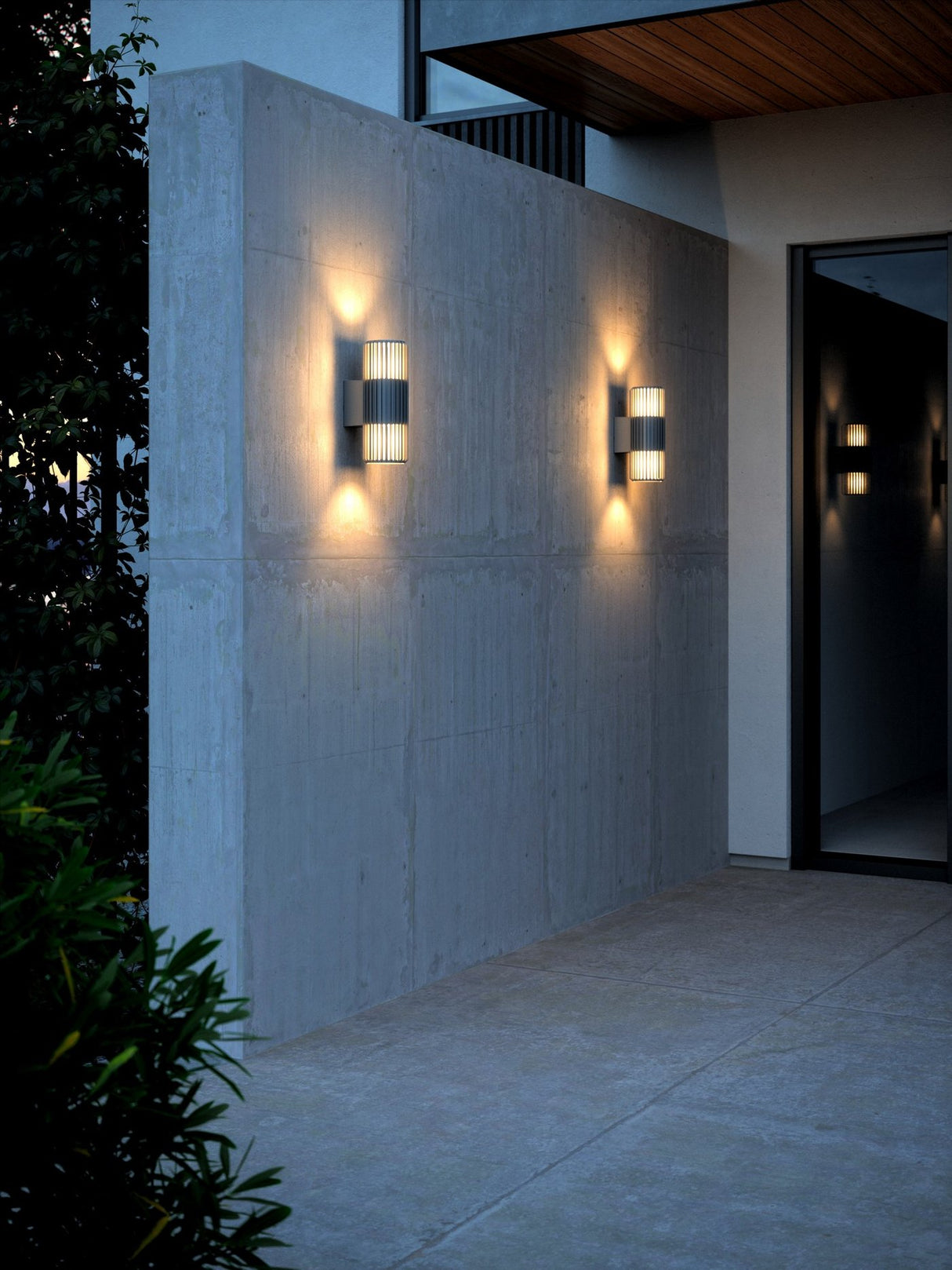 Aludra Double | Wall light | Seaside anthracite