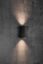 Nordlux Canto Maxi Kubi 2 Outdoor Wall Light Black - Comet Lighting