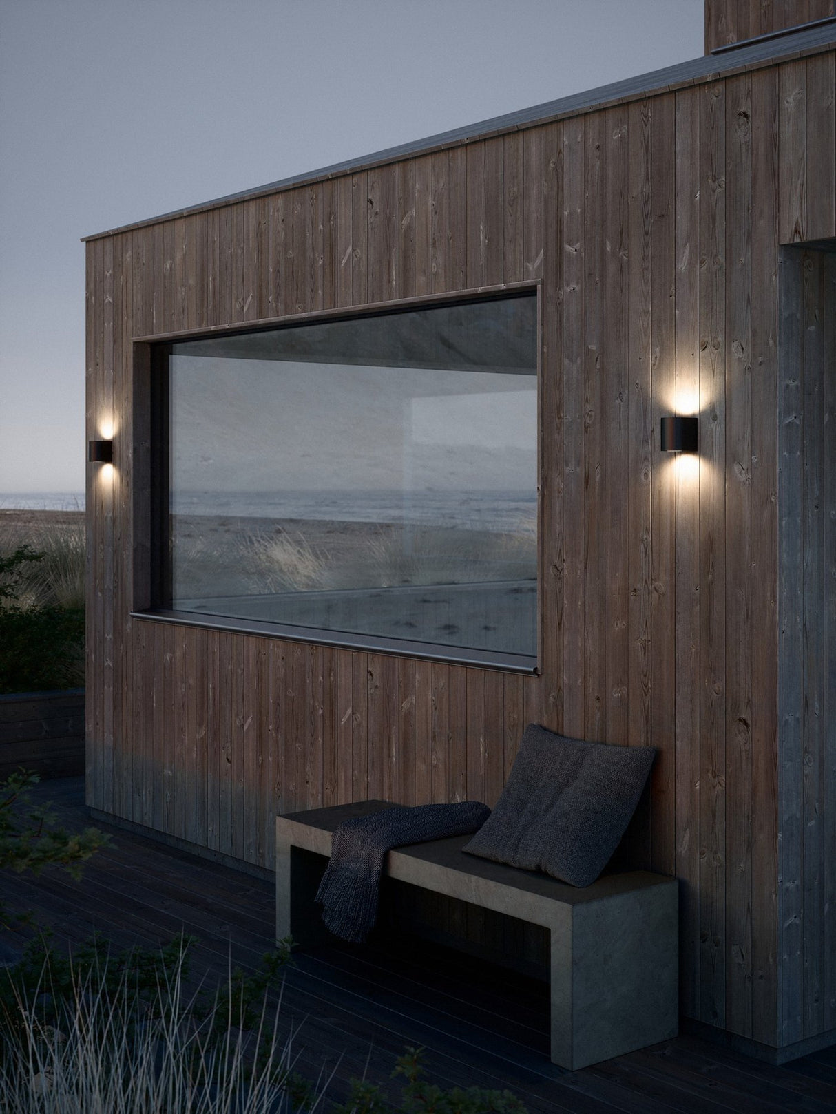 Canto 2 | Wall light | Seaside black - Comet Lighting