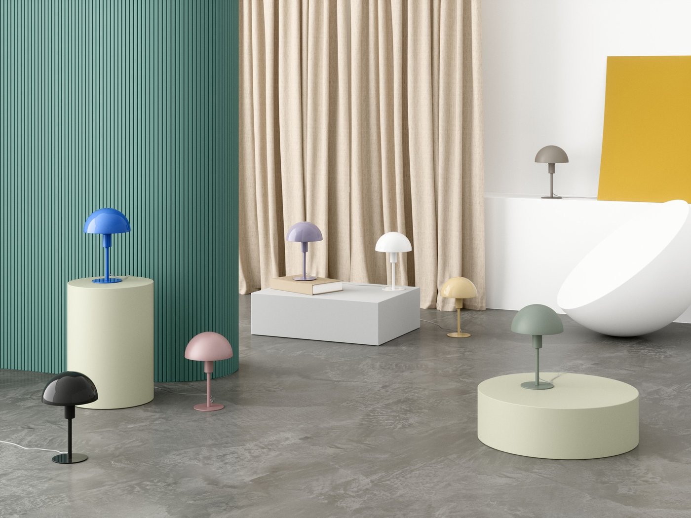 Ellen Mini | Table lamp | Light brown