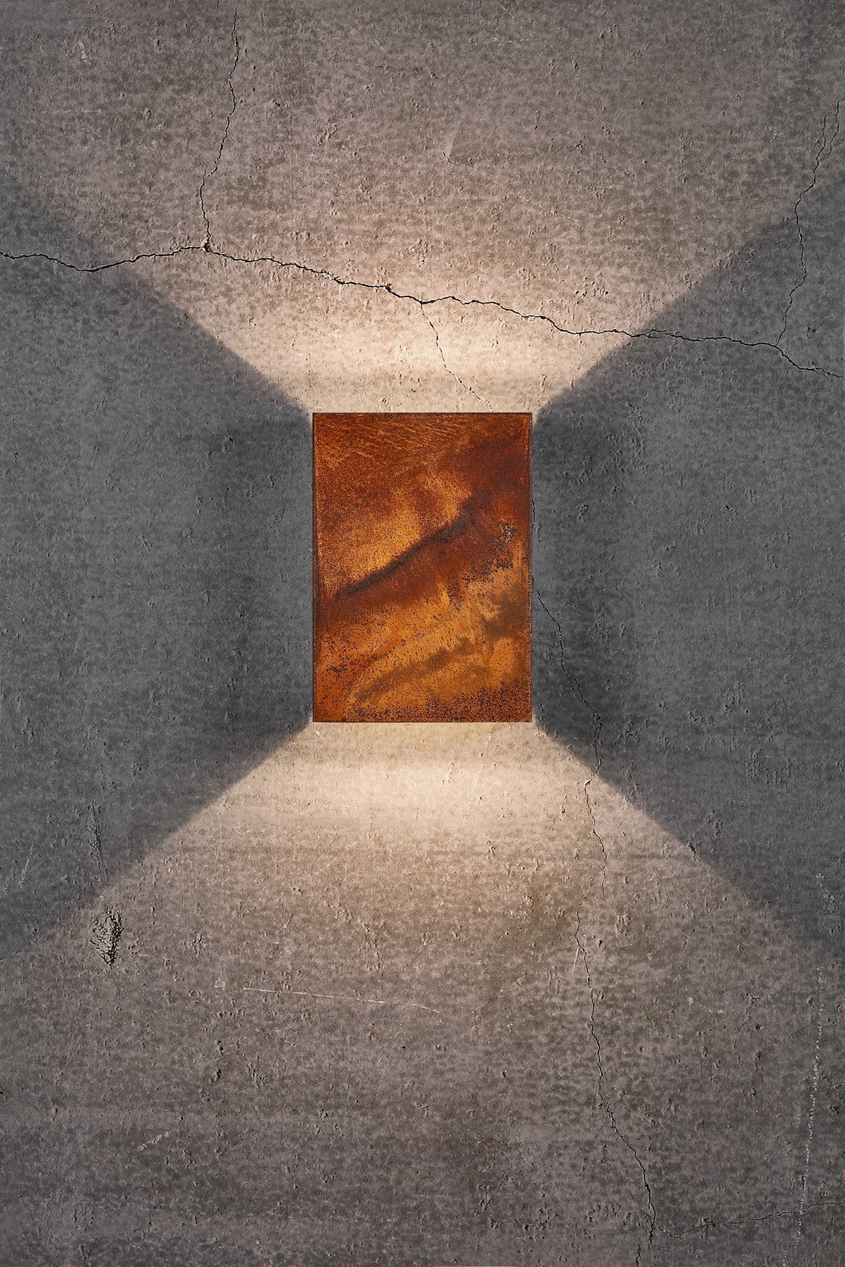 Fold 15 | Wall light | Corten