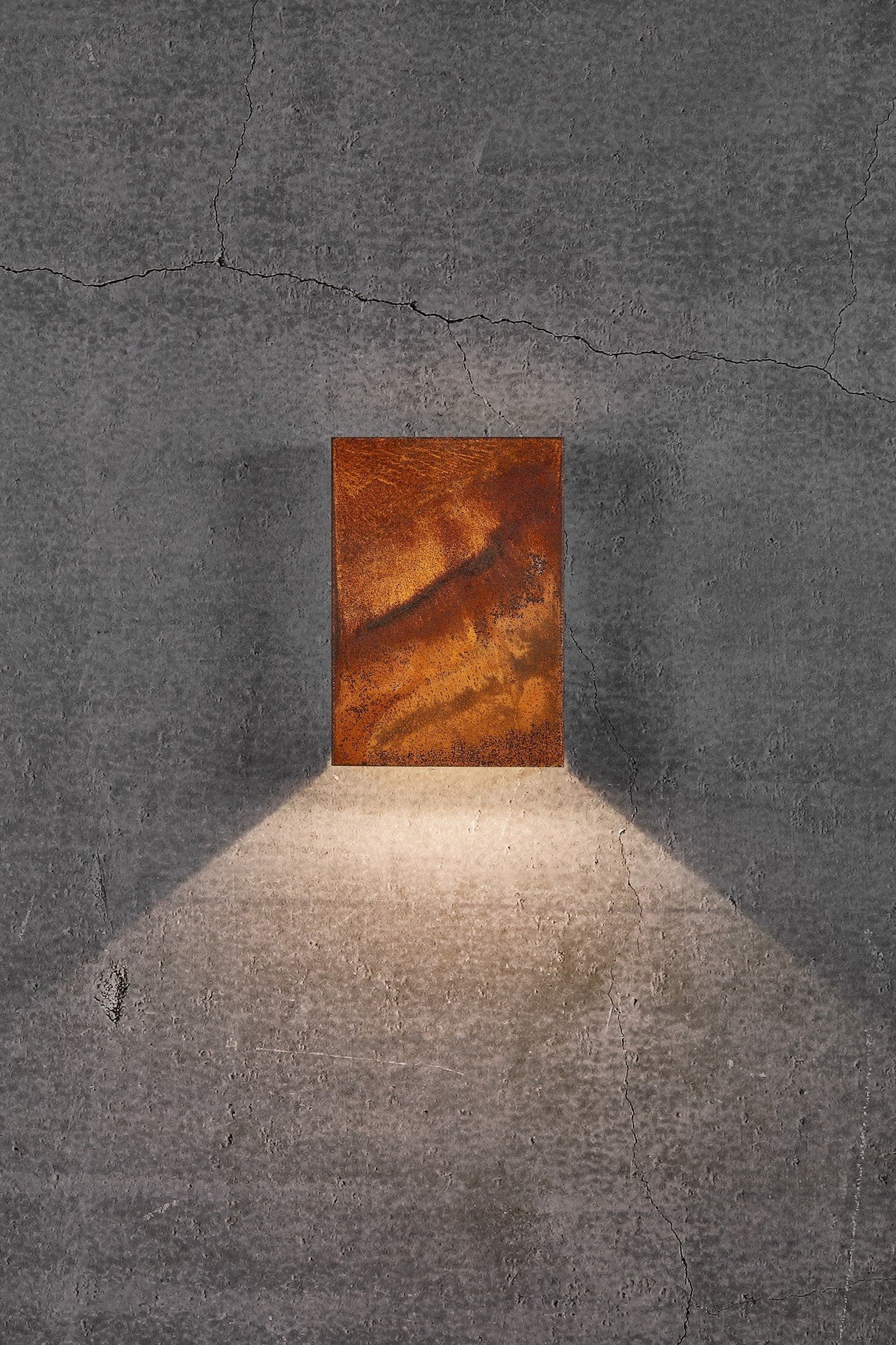 Fold 15 | Wall light | Corten