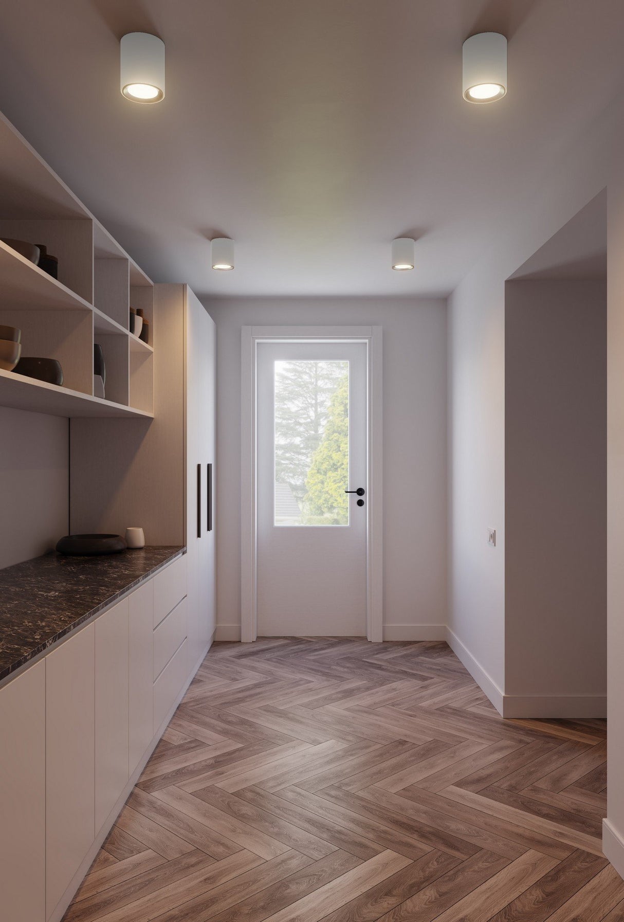 Landon Smart Long | Ceiling light | White