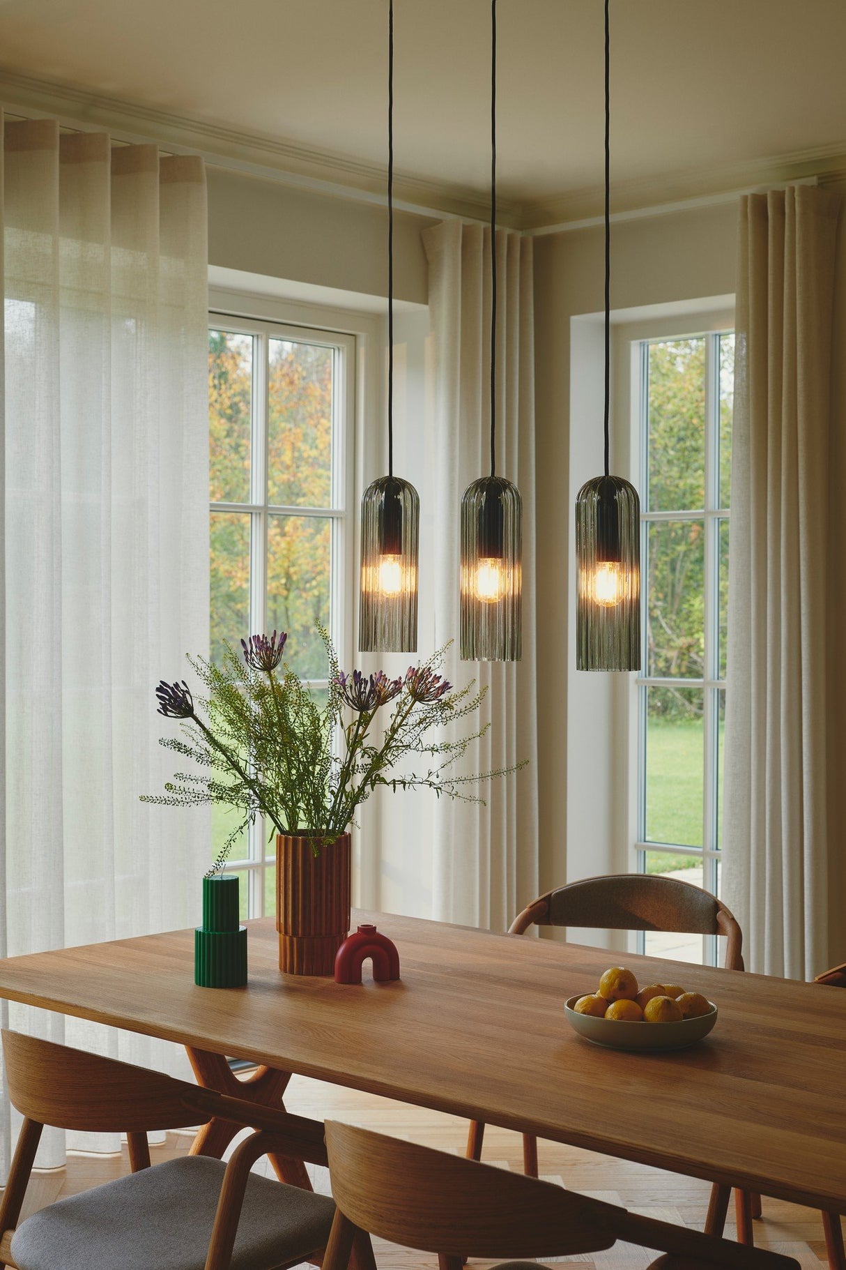 Miella 3-Rail | Pendant | Smoked