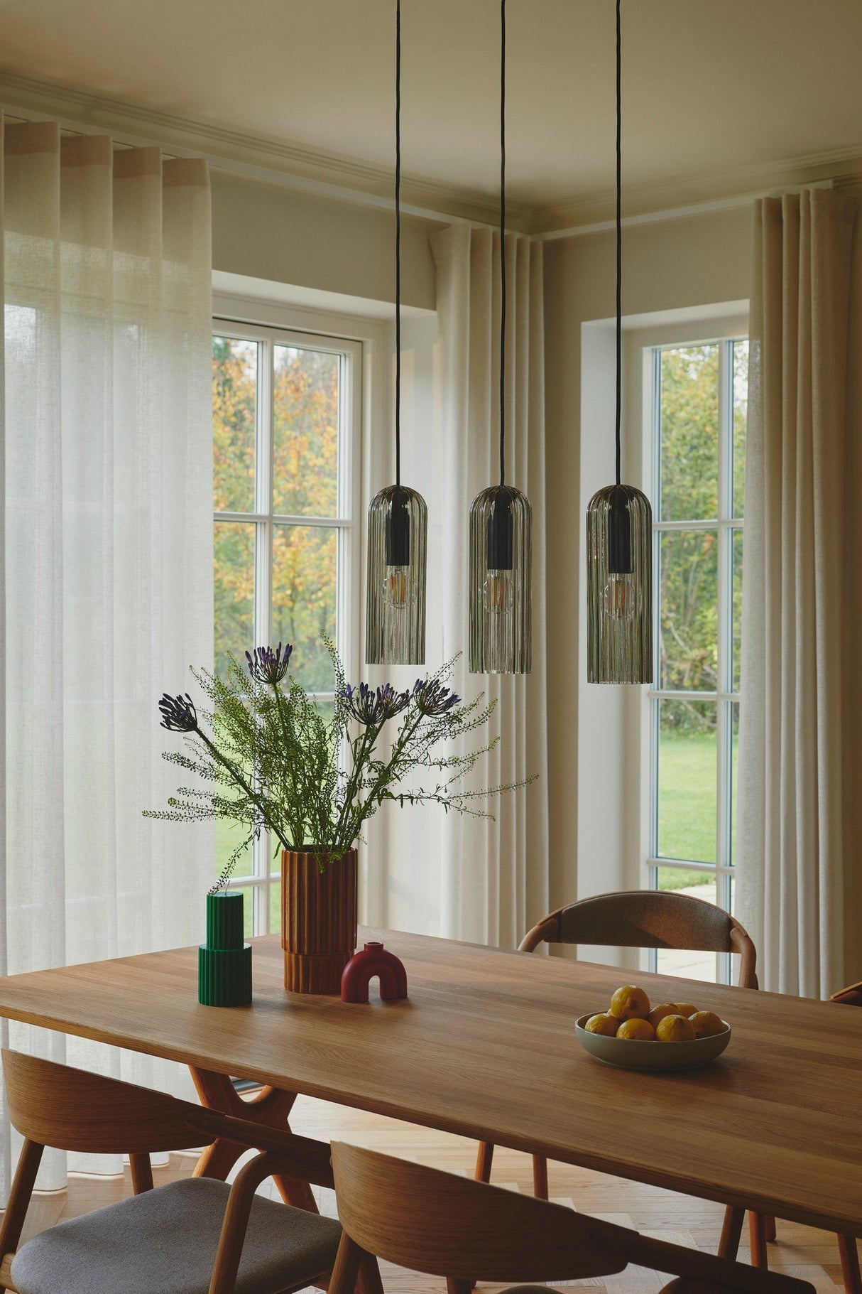 Miella 3-Rail | Pendant | Smoked