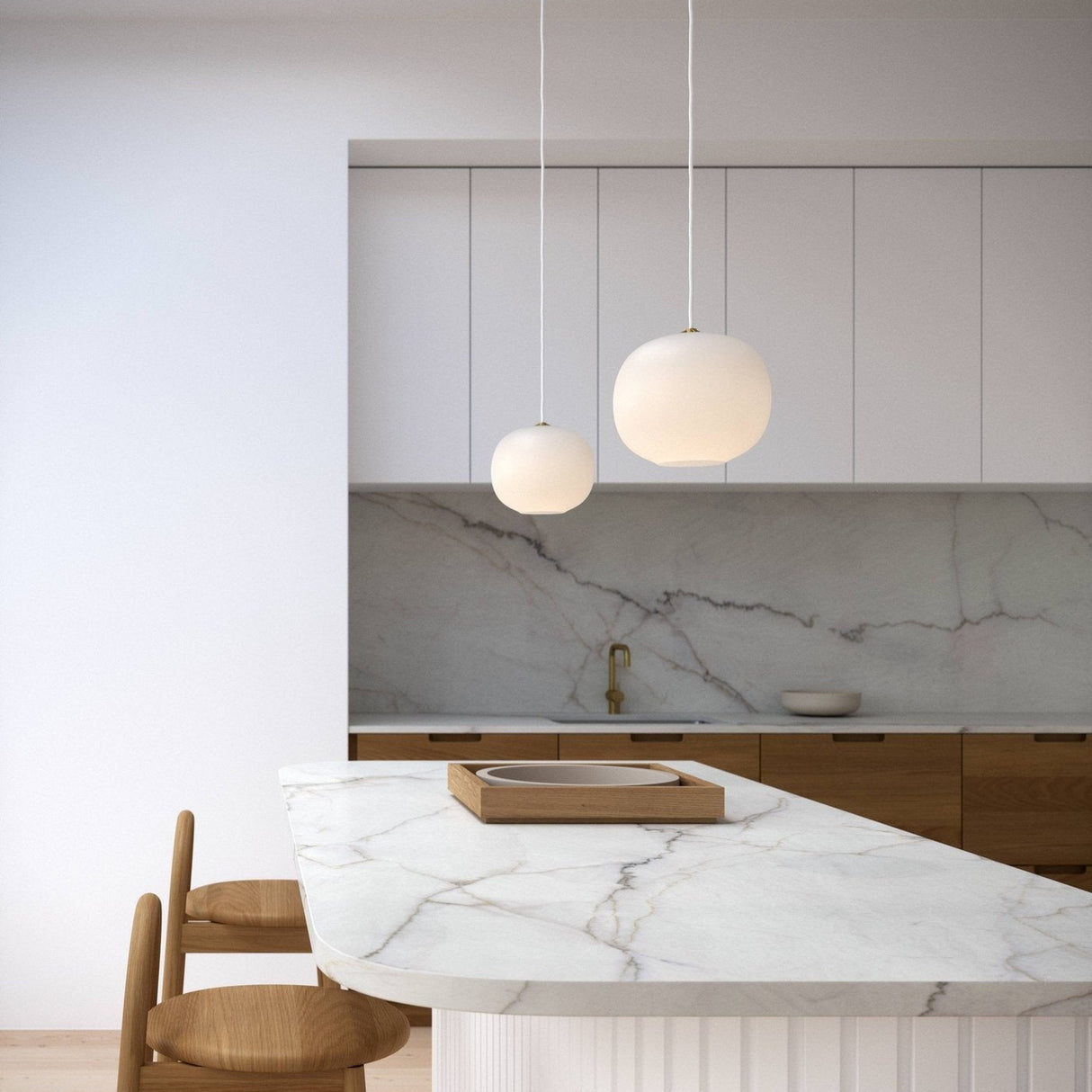 DftP Navone Pendant 20cm White