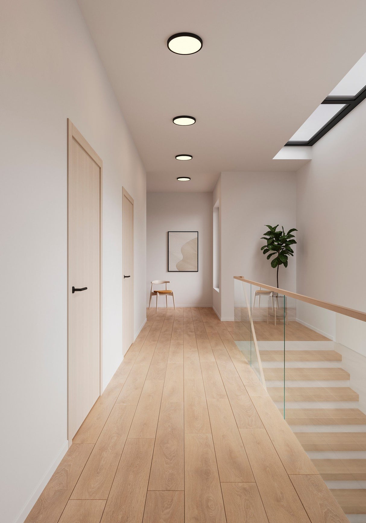 Nordlux Oja Smart 29 Ceiling light Black