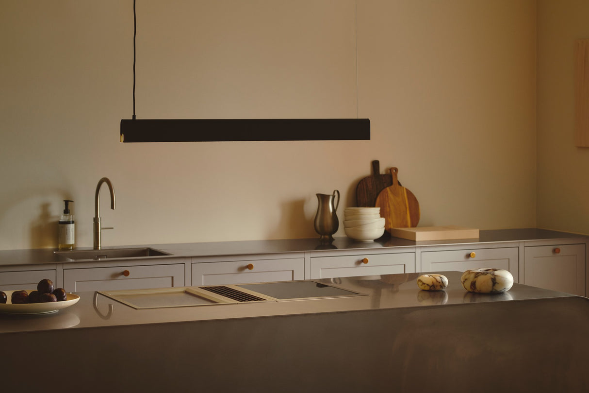 DftP Beau 100 Pendant Black - Comet Lighting